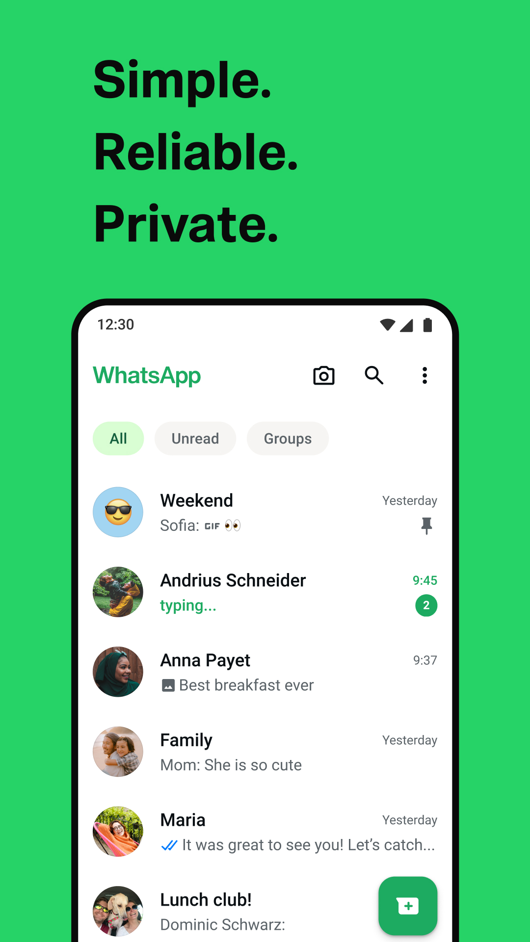 WhatsApp Messenger mod apk screenshot 1
