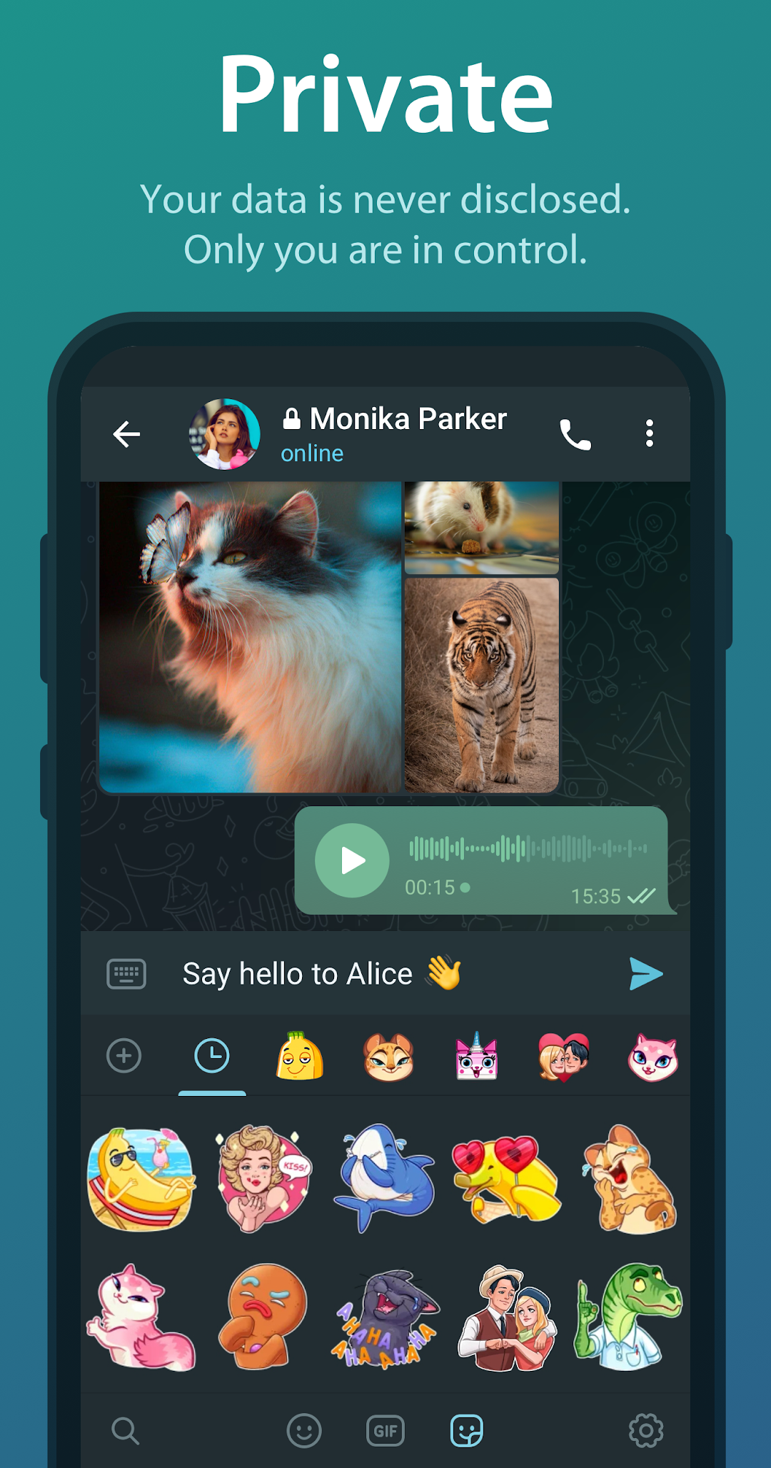 Telegram mod apk screenshot 4