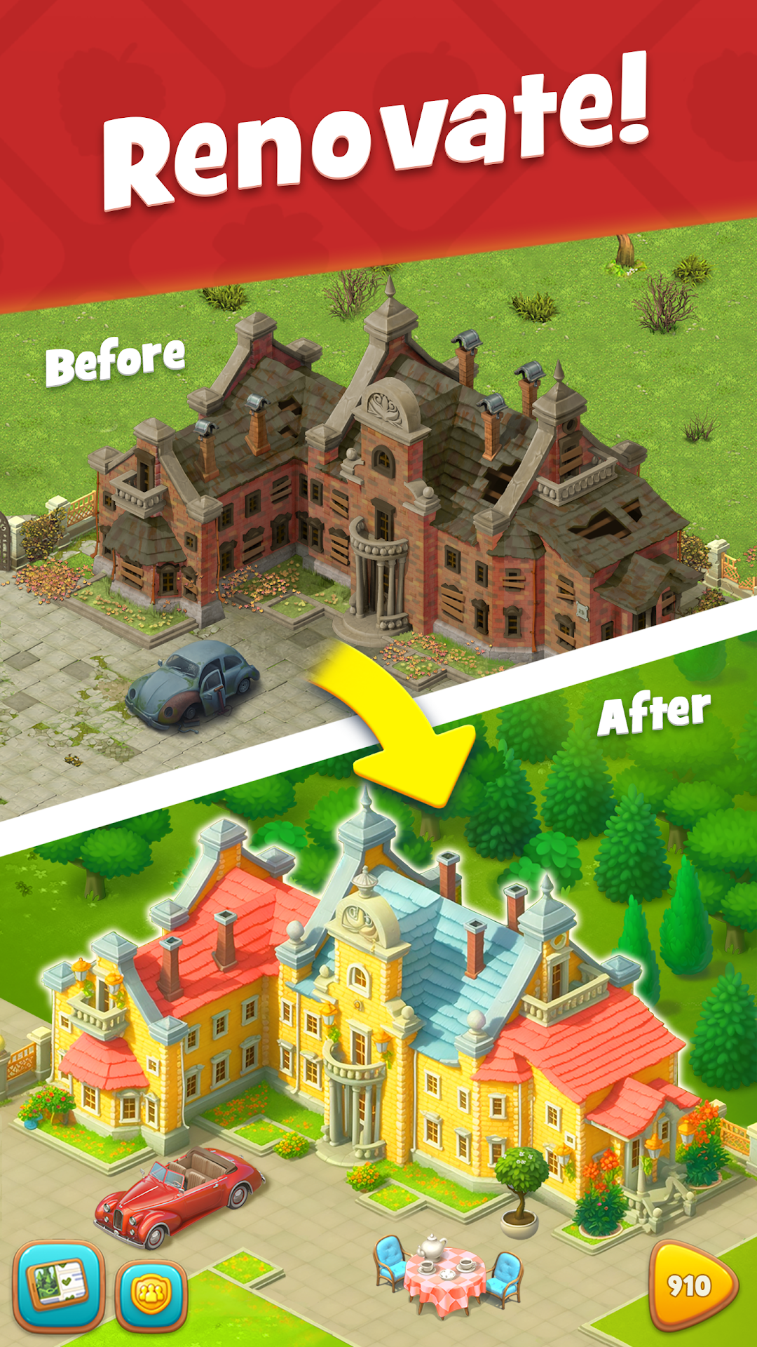 Gardenscapes mod apk screenshot 5