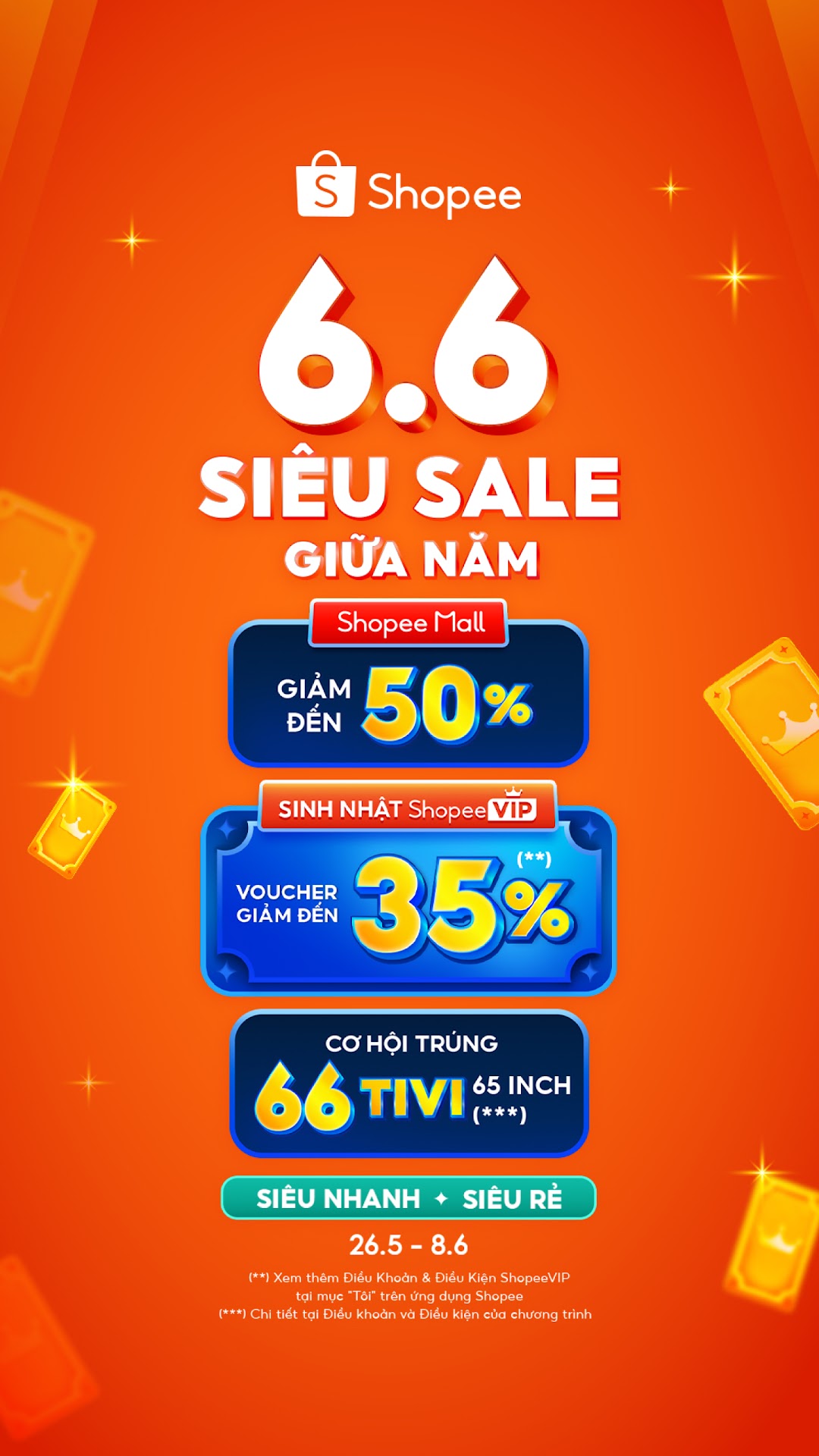 Shopee 6.6 Đại Tiệc Giữa Năm mod apk screenshot 2