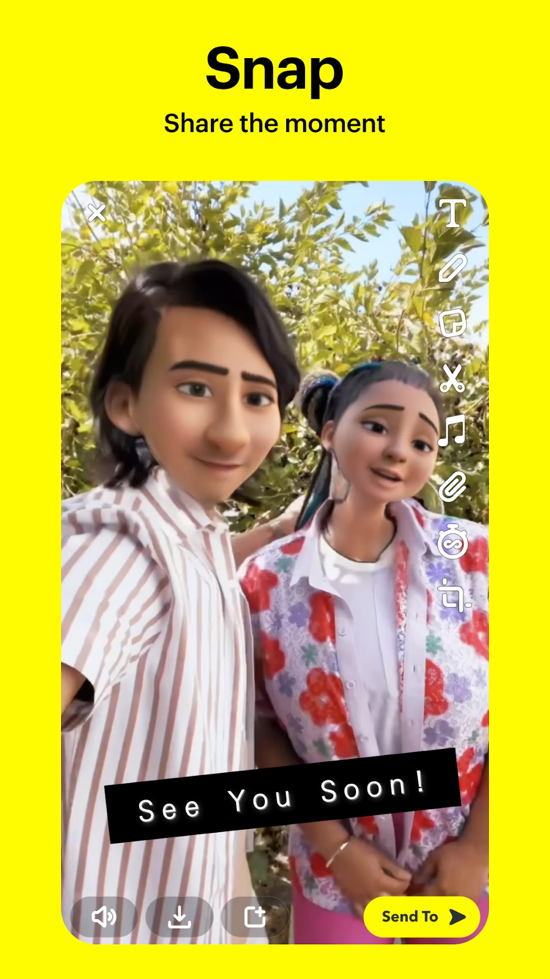 Snapchat mod apk screenshot 1